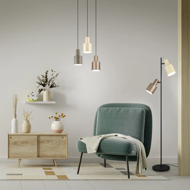 Agudo taklampe rondell 3lys 37cm flerfarget