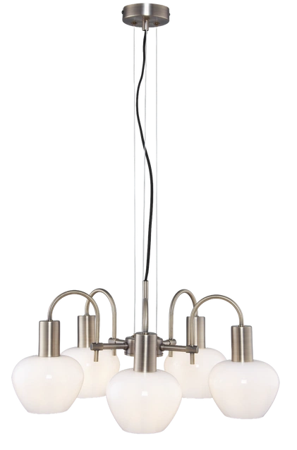 Kelly taklampe lysekrone 5lys 55cm messing