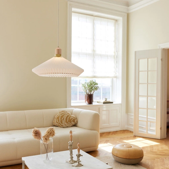 Paris taklampe 40cm hvit