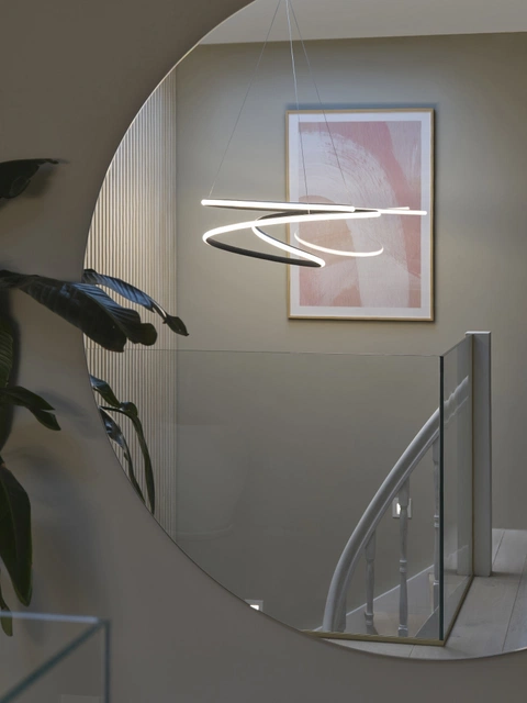 New Orleans LED taklampe 80cm sort