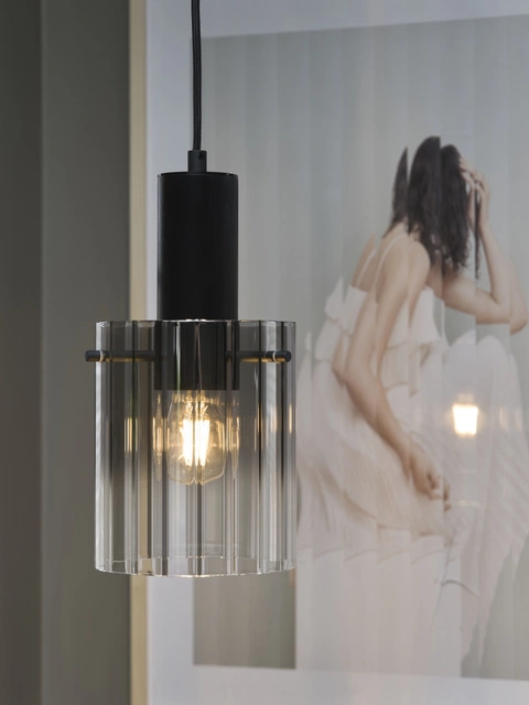 Aura pendel 15cm smoke