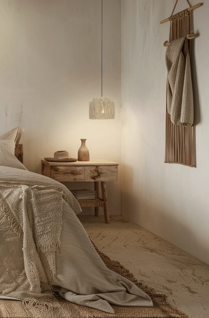 Smilla taklampe 31cm beige