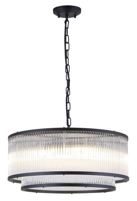 Archie taklampe lysekrone 50cm sort