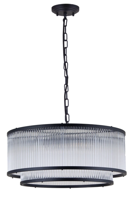 Archie taklampe lysekrone 50cm sort