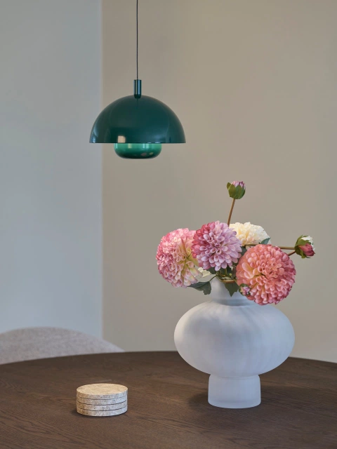 Myla LED oppladbar pendel 20cm grønn