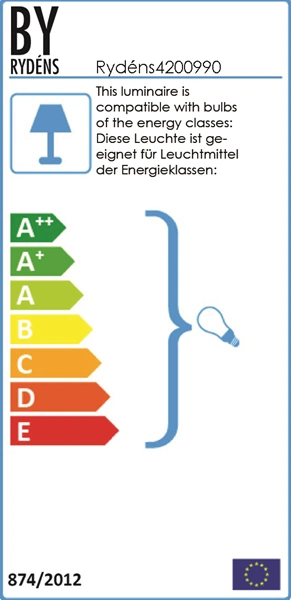 Gross plafond taklampe 50cm smoke