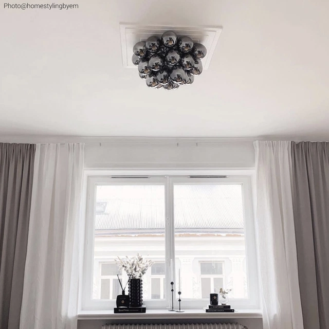 Gross plafond taklampe 50cm smoke