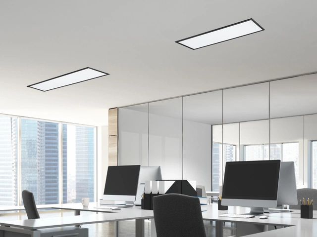 Gamma LED panel 80cm sort