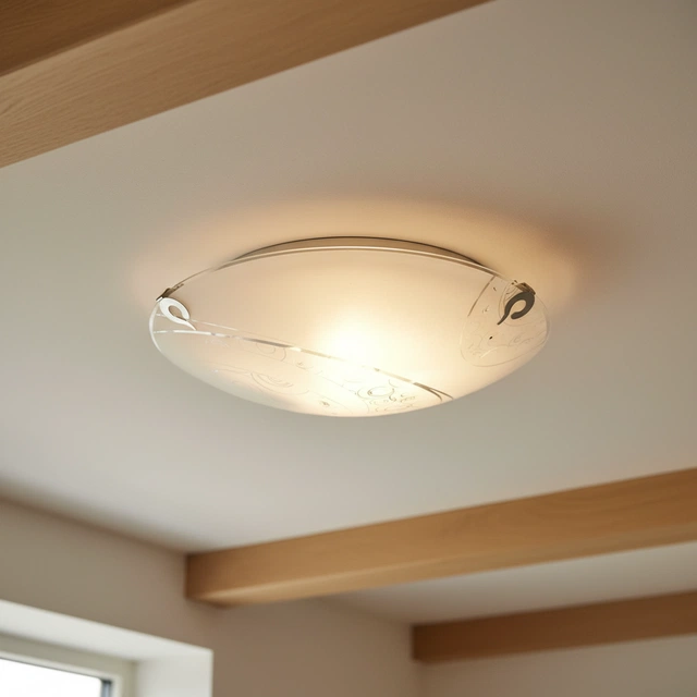 Rosalind plafond taklampe 30cm hvit
