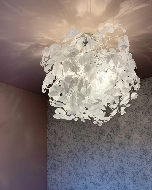Leavy plafond taklampe 70cm hvit