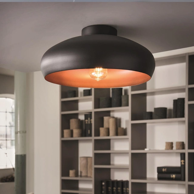 Mogano plafond taklampe 40cm sort