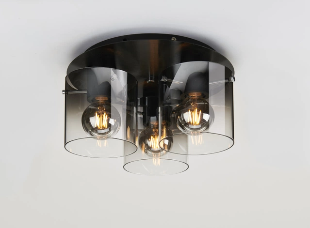 Roxy plafond taklampe 35cm smoke