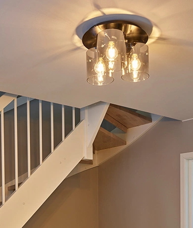 Roxy plafond taklampe 35cm smoke