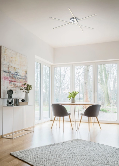 Tiriac LED plafond taklampe 100cm grå