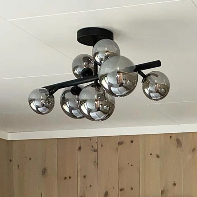 Vernon plafond taklampe 53cm smoke