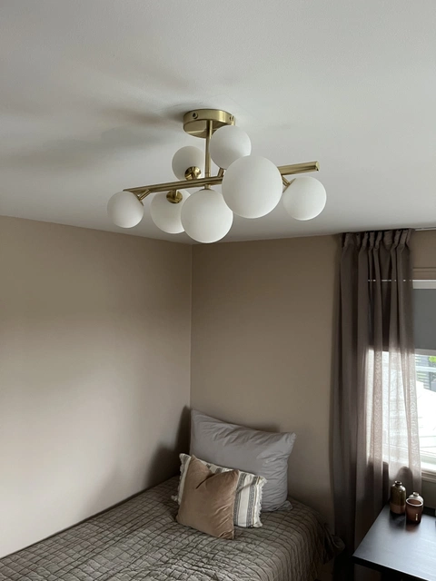 Vernon plafond taklampe 53cm messing