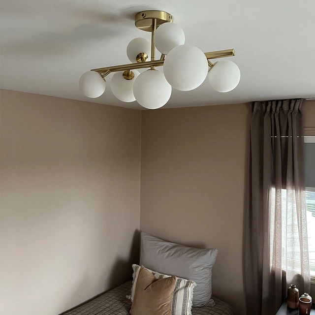 Vernon plafond taklampe 53cm messing