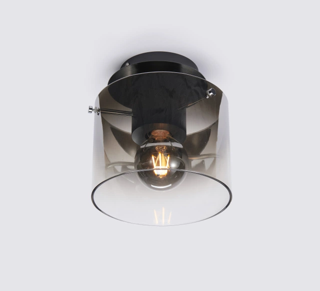 Roxy plafond taklampe 20cm smoke