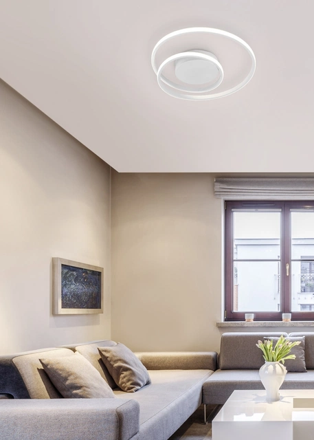 Zibal LED plafond taklampe 37cm hvit