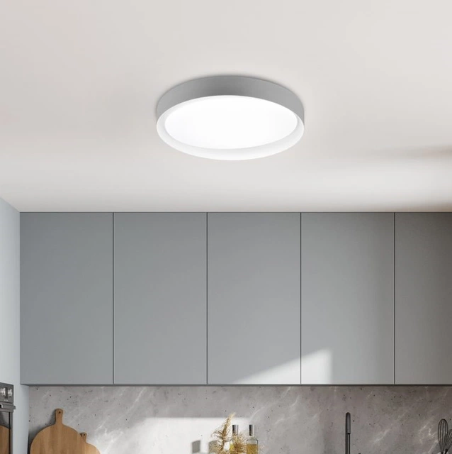 Zeta LED plafond taklampe 48cm grå