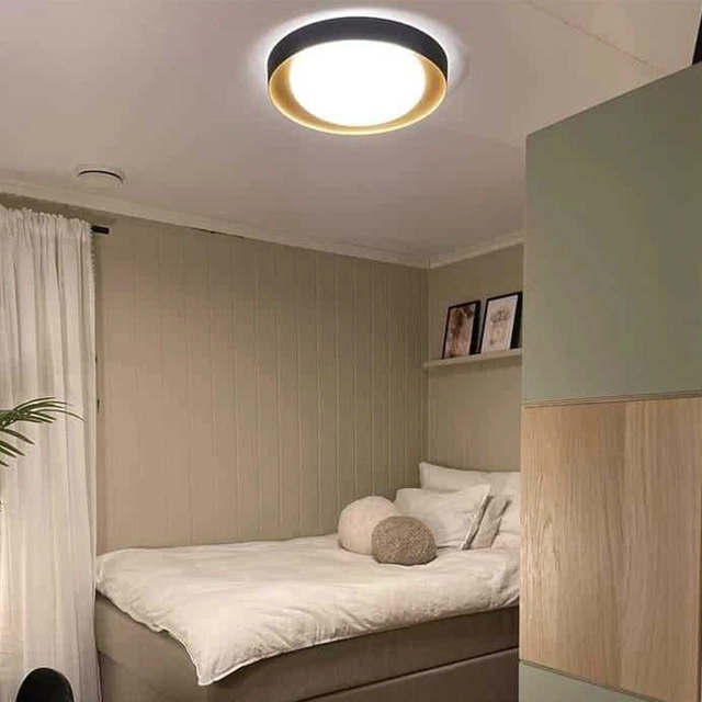 Zeta LED plafond taklampe 48cm sort