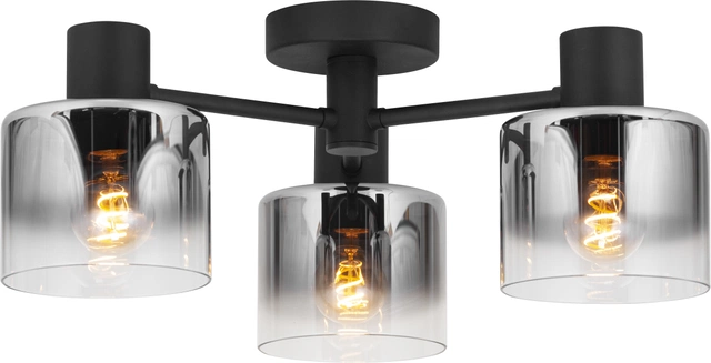 Bowl plafond taklampe 50cm smoke