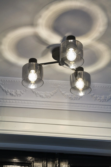 Bowl plafond taklampe 50cm smoke