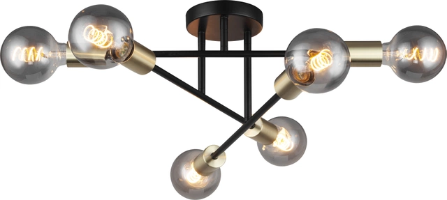 Odelia plafond taklampe 55cm messing