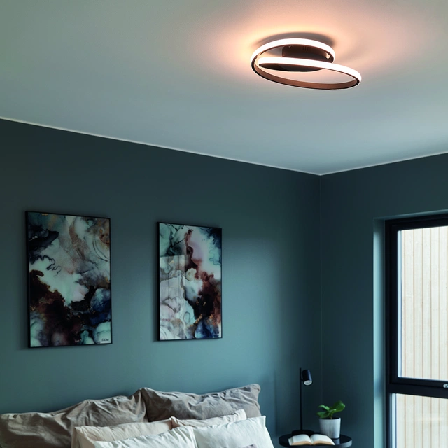 Ada LED plafond taklampe 41cm sort