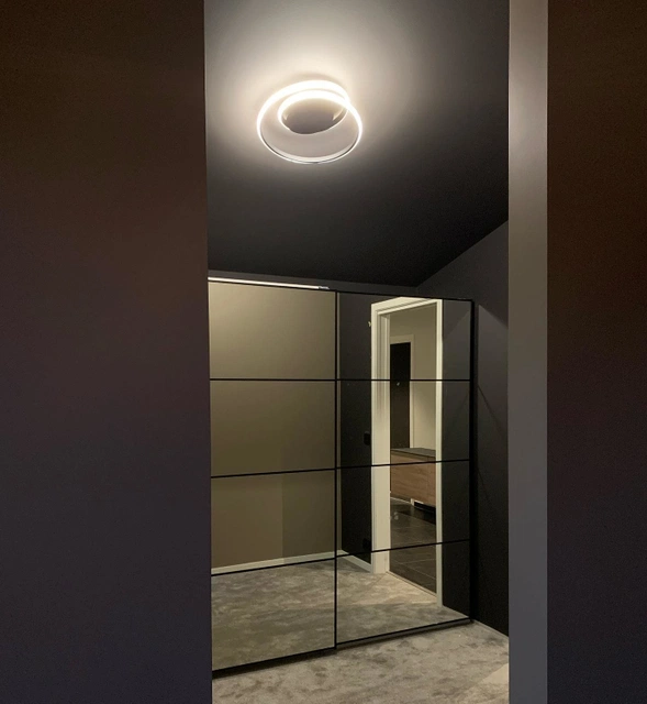 Ada LED plafond taklampe 41cm sort