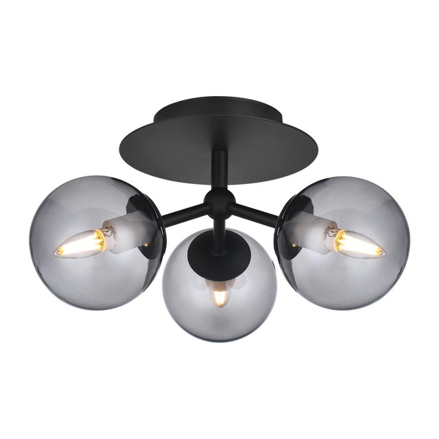 Atom Trio plafond taklampe 26cm smoke