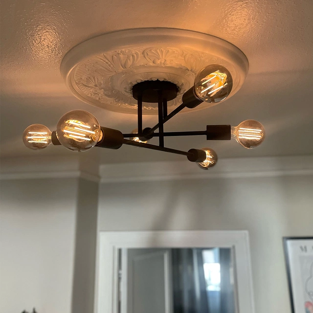 Oda plafond taklampe 58cm sort