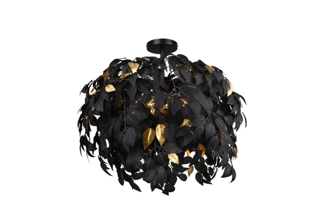 Leavy plafond taklampe 70cm sort