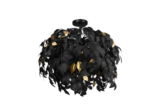 Leavy plafond taklampe 70cm sort