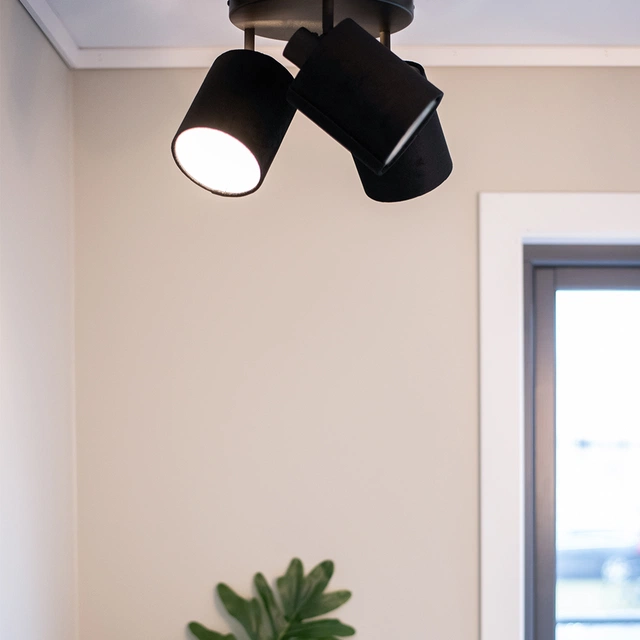 Luca plafond taklampe 32cm sort