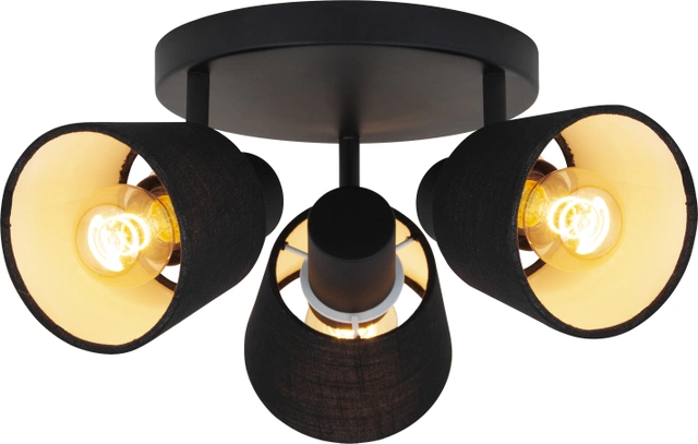 Luca plafond taklampe 32cm sort