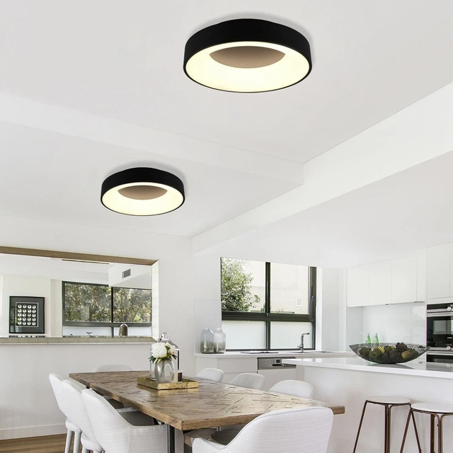 Girona LED plafond taklampe 45cm sort