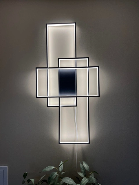Middletown LED plafond taklampe 100cm sort