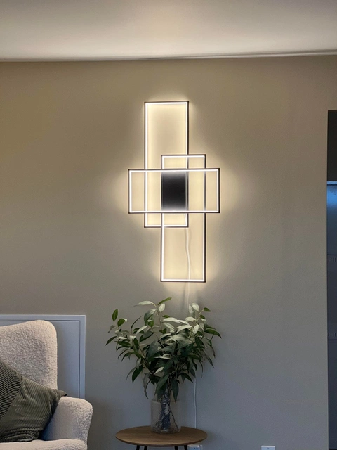 Middletown LED plafond taklampe 100cm sort