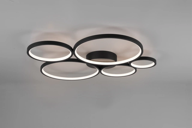 Rondo LED plafond taklampe 59cm sort