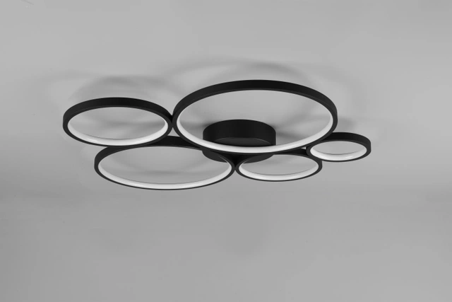 Rondo LED plafond taklampe 59cm sort