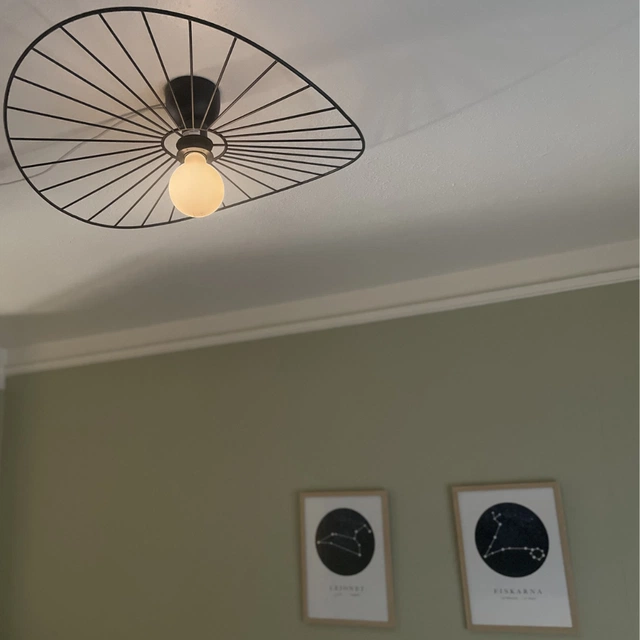 Chapeau plafond taklampe 60cm sort