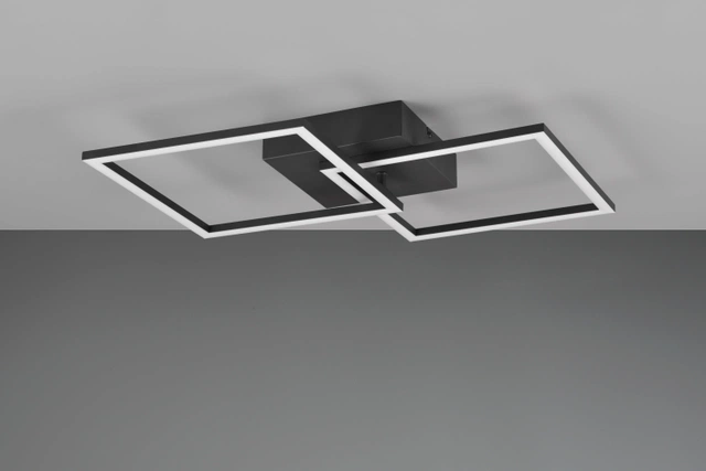 Trail LED plafond taklampe 44cm sort