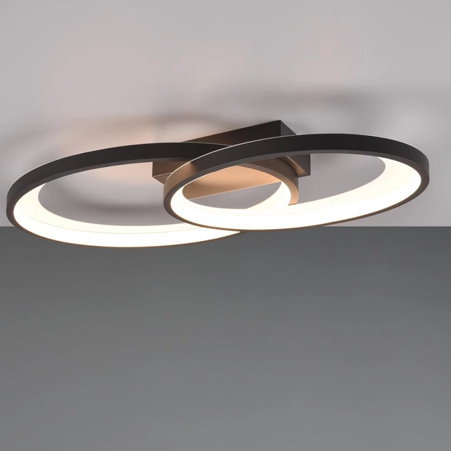 Malaga LED plafond taklampe 57cm sort