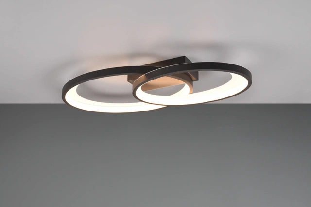 Malaga LED plafond taklampe 57cm sort