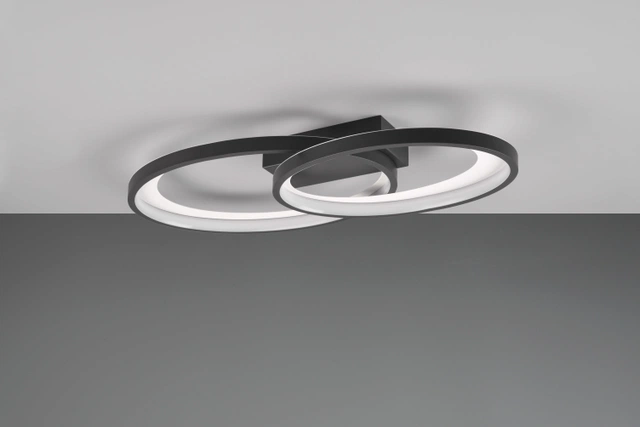Malaga LED plafond taklampe 57cm sort