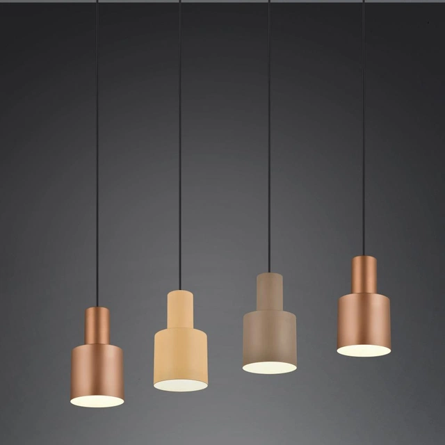 Agudo taklampe rekke 4lys 87cm flerfarget