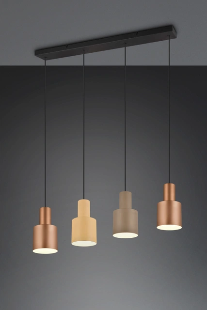 Agudo taklampe rekke 4lys 87cm flerfarget