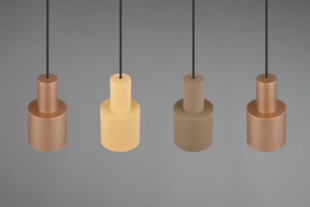 Agudo taklampe rekke 4lys 87cm flerfarget