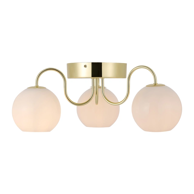 Franca plafond taklampe 46cm messing